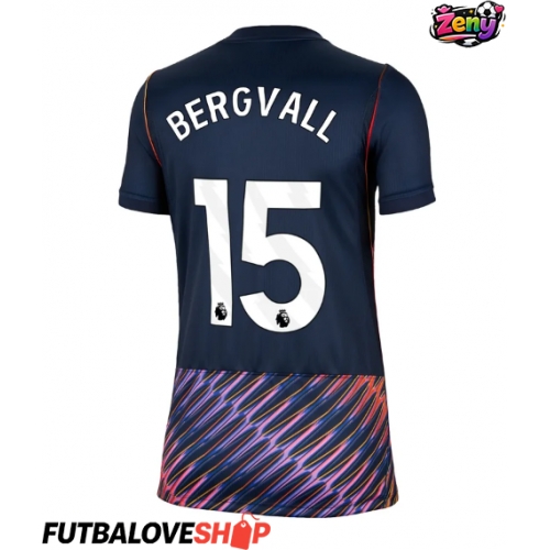 Dres Tottenham Hotspur Lucas Bergvall #15 Preč pre Ženy 2026-27 Krátky Rukáv